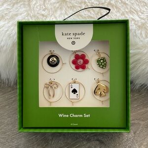 ♠️🍷 kate spade new york x Target Wine Charm Set 6 Count